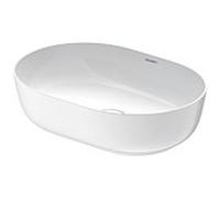 Duravit Luv - Vasque, 50x35 cm, sans trop-plein, WonderGliss, blanc / blanc satin mat 03795026001