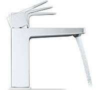 Duravit Mitigeur de lavabo Manhattan M FreshStart MH1021001010, saillie 129 mm, chrome, avec bonde