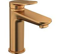 Duravit Wave Mitigeur monocommandé pour lavabo, saillie 122 mm, sans garniture découlement, WA1020002004, Couleur: bronze brossé