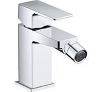 Duravit Manhattan Mitigeur monocommandé pour bidet, saillie 128 mm, MH2400001010, Couleur: Chrome brillant