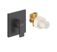 Duravit Manhattan - Mitigeur de douche encastré, avec corps d’encastrement, noir mat MH4210007046