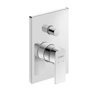 Duravit Manhattan - Mitigeur encastré, 2 sorties, avec corps d’encastrement, chrome MH4210008010
