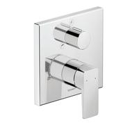 Duravit Mitigeur monocommande baignoire encastré Manhattan MH5210012010 avec inverseur, chrome