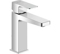 Duravit Manhattan Mitigeur monocommandé pour lavabo, saillie 129 mm, avec garniture découlement, MH1020001010, Couleur: Chrome brillant