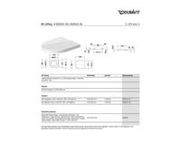 Duravit ME by Starck Abattant WC - 43,8x37,4x4cm - compact - softclose - déclipsable - blanc mat soyeux 0020193200