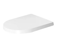 Duravit ME by Starck - Abattant WC Compact, blanc/blanc mat 0020113200