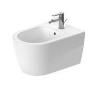 Duravit ME by Starck - Bidet suspendu, avec trop-plein, trou pour robinetterie, DuraShield, blanc 272415AA00