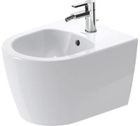 Duravit ME by Starck bidet suspendu Compact, portée 480mm, 22901500001, Couleur: Blanc avec Wondergliss