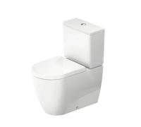 Duravit ME by Starck - Cuvette de WC à poser, évacuation Vario, Rimless, DuraShield, blanc 200509AA00