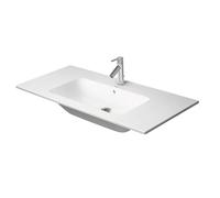 Duravit ME by Starck - Lavabo 103x49 cm, avec trop-plein, trou pour robinet, DuraShield, blanc 233610AA00