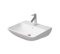 Duravit ME by Starck lavabo, avec trop-plein, 1 trou pour robinet, 550mm, 233555AC00, Couleur: Blanc satiné avec DuraShield