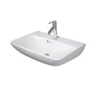 Duravit ME by Starck - Lavabo 60x40 cm, avec trop-plein, trou pour robinet, blanc mat 234360AC00