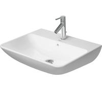 Duravit ME by Starck - Lavabo 60x46 cm, avec trop-plein, trou pour robinet, DuraShield, blanc mat 233560AC00