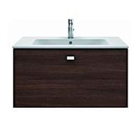 Duravit Me by Starck lavabo pour meuble 23368332001 83 x 49 cm, blanc soyeux mat, WonderGliss, avec trou pour robinetterie, trop-plein, banc pour robinetterie