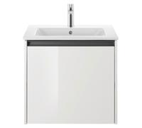 Duravit ME by Starck lavabo pour meuble, avec trop-plein, 1 trou pour robinetterie, avec plage de robinetterie, 630mm, 2336630000