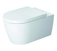Duravit Me by Starck lavage mural WC 25290926001 37x57cm, 4,5 l, sans rebord, blanc/blanc satiné mat WonderGliss