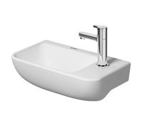 Duravit ME by Starck - Lave-mains 40x22 cm, 1 trou pour robinetterie à droite, blanc mat 0717403200