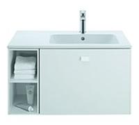Duravit Me by Starck meuble lavabo 2346833200 830x490mm, vasque à droite, avec trop-plein, trou pour robinetterie 2000 , blanc satiné mat