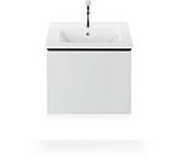 Duravit Me by Starck meuble vasque 23365300001 53 x 43 cm, blanc WonderGliss, avec trou pour robinet, trop-plein, banc pour robinet