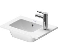Duravit ME by Starck Meubles lave-mains, 1 trou de coulée, avec trop-plein, avec table à trous, 430 mm, 07234300001