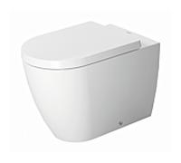Duravit ME de Starck Stand Tiefspül WC 2169092000 blanc, Sortie horizontale, HygièneGlaze