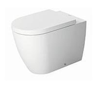 Duravit Me by Starck stand WC 2169092600 37 x 60 cm, 4,5 l, sortie horizontale, blanc / Weiß Seidenmatt