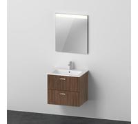 Duravit ME by Starck Vasque avec meuble XBase et miroir, XB0070021210000,