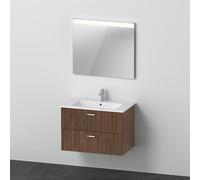 Duravit ME by Starck Vasque avec meuble XBase et miroir, XB0071021210000,