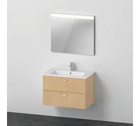 Duravit ME by Starck Vasque avec meuble XBase et miroir, XB0071030300000,