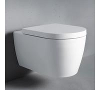 Duravit WC suspendu ME by Starck 452909AAA1 – sans bride, abaissement auto – blanc DuraShield