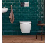Duravit ME by Starck - WC suspendu avec abattant SoftClose, Rimless, DuraShield, blanc 453009AAA1