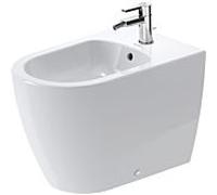 Duravit ME de Starck Stand Bidet 2289100000 37 x 60 cm, blanc, 1 trou pour le robinet, avec trop-plein