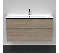 Duravit meuble D-Neo DE436403535 121 x 46,2 cm, le chêne Terra, fixé au mur, 2000 tiroir, 2000 gigogne