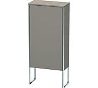 Duravit Meuble Duravit haut XSquare XS1304L4343 50x88x23,6cm, porte à gauche, debout, basalte mat