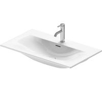 Duravit Meuble lave-mains Viu 234483, 830 mm, avec trop-plein, avec table de robinet, sans trou de robinet, 23448300601, Couleur: Blanc avec Wondergliss