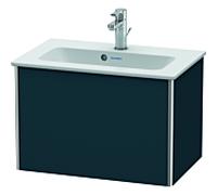 Duravit Meuble sous Duravit XSquare XS406509898 61x40x38,8cm, 1 tiroir, bleu nuit satiné mat
