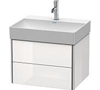 Duravit Meuble sous Duravit XSquare XS416103636 58,4x39,7x46cm, 2 tiroirs, blanc