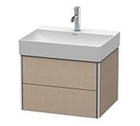 Duravit XSquare Meuble sous-lavabo suspendu, 2 tiroirs, 584x397x460mm, XS416107575