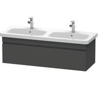 Duravit Meuble sous-lavabo DuraStyle mural 6398, 1 tiroir, 1230mm, DS639804949, Couleur: Décor graphite mat