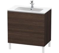 Duravit meuble sous-lavabo L-CUBE 820 x 481 x 704 mm châtaignier foncé