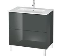 Duravit meuble sous-lavabo L-CUBE 820 x 481 x 704 mm dolomiti grey haute brillance