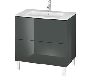 Duravit meuble sous-lavabo L-CUBE 820 x 481 x 704 mm dolomiti grey haute brillance