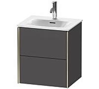 Duravit Meuble sous-vasque XViu XV41310B149 51x42x55.7cm, 2 tiroirs, champagne mat, graphite mat