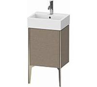 Duravit Meuble sous-vasque XViu XV4531RB111 43,4x33,4x49,3cm, champagne mat, porte à droite, chêne cachemire