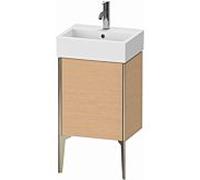 Duravit Meuble sous-vasque XViu XV4531RB112 43,4x33,4x49,3cm, champagne mat, porte à droite, chêne brossé
