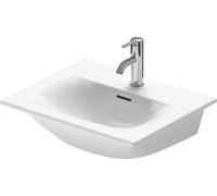Duravit Meubles lave-mains Viu 234453, 530 mm, avec trop-plein, avec table de robinet, sans trou de robinet, 23445300601, Couleur: Blanc avec Wondergliss
