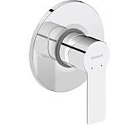 Duravit mitigeur de douche UP set DC4210007010 à encastrer, mitigeur céramique, chrome brillant, Ø115 mm