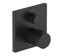 Duravit - Mitigeur thermostatique encastré, 2 sorties, noir mat TH4200013046