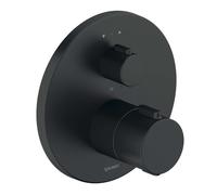 Duravit - Mitigeur thermostatique encastré, 2 sorties, noir mat TH4200014046