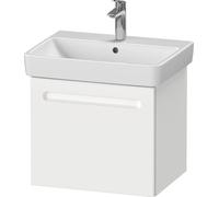 Duravit Meuble sous-vasque No.1 – 1 tiroir, découpe pour siphon, 54x42,6x47,8 cm, blanc mat